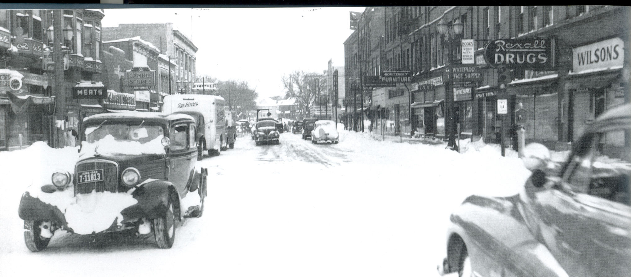 Downtown Waterloo, 1947